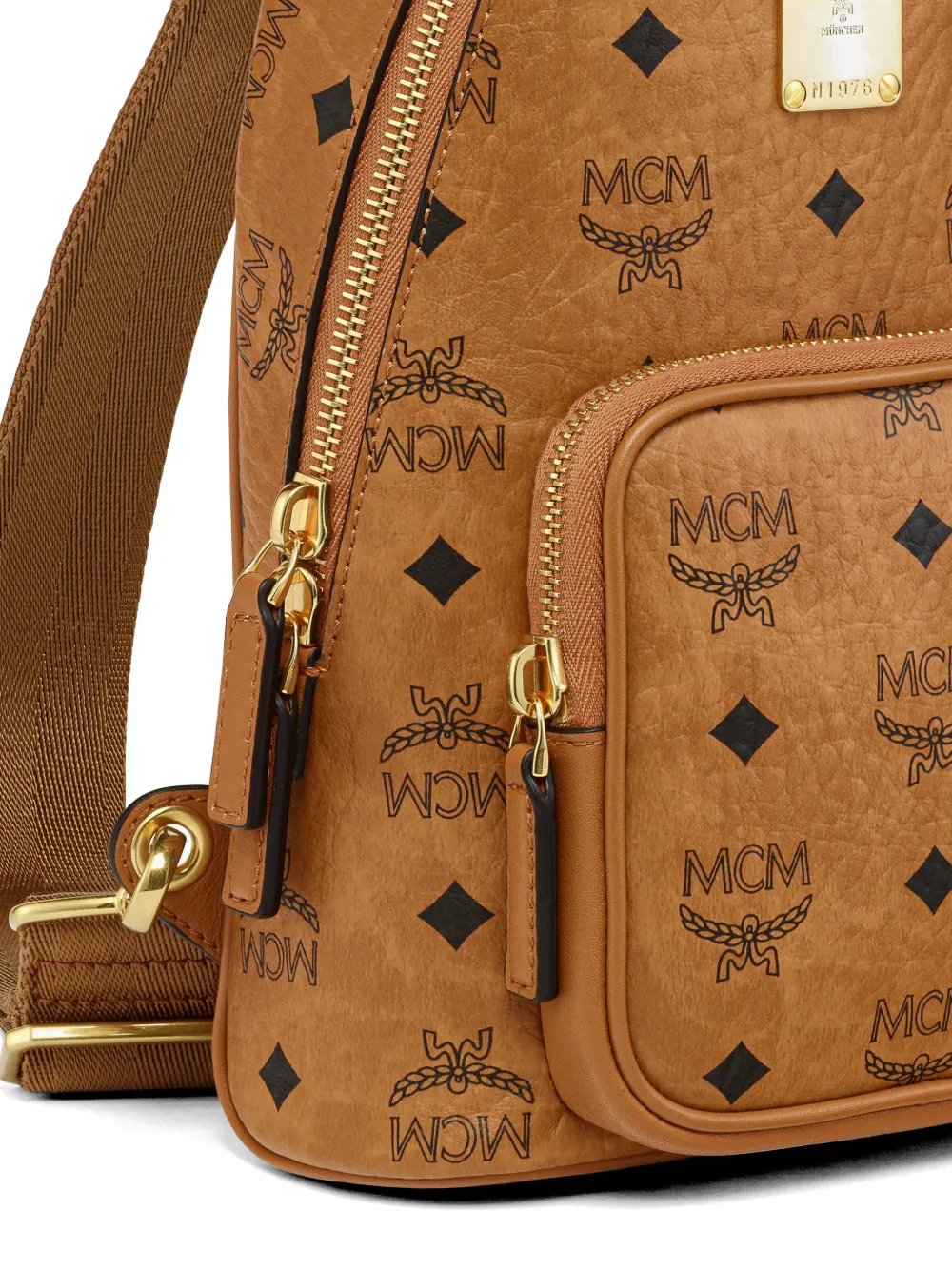MCM Aren Visetos messengertas Beige