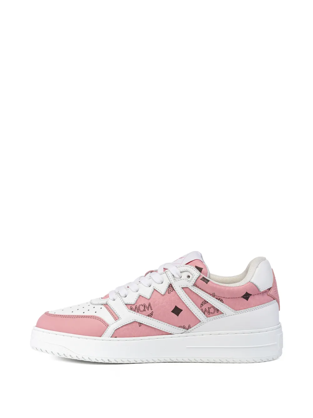 MCM Neo Terrain Visetos sneakers Roze