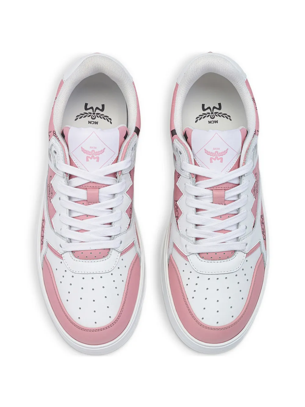 MCM Neo Terrain Visetos sneakers Roze