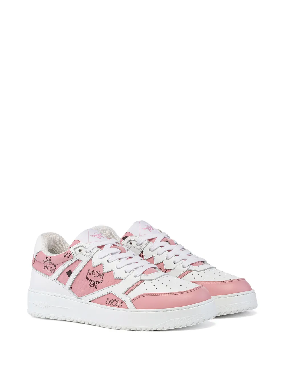 MCM Neo Terrain Visetos sneakers Roze