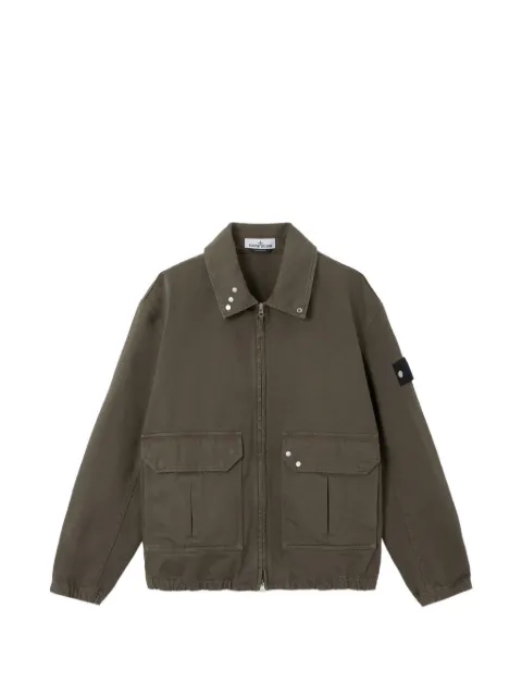 Stone Island Denim Research elbow-patch jacket