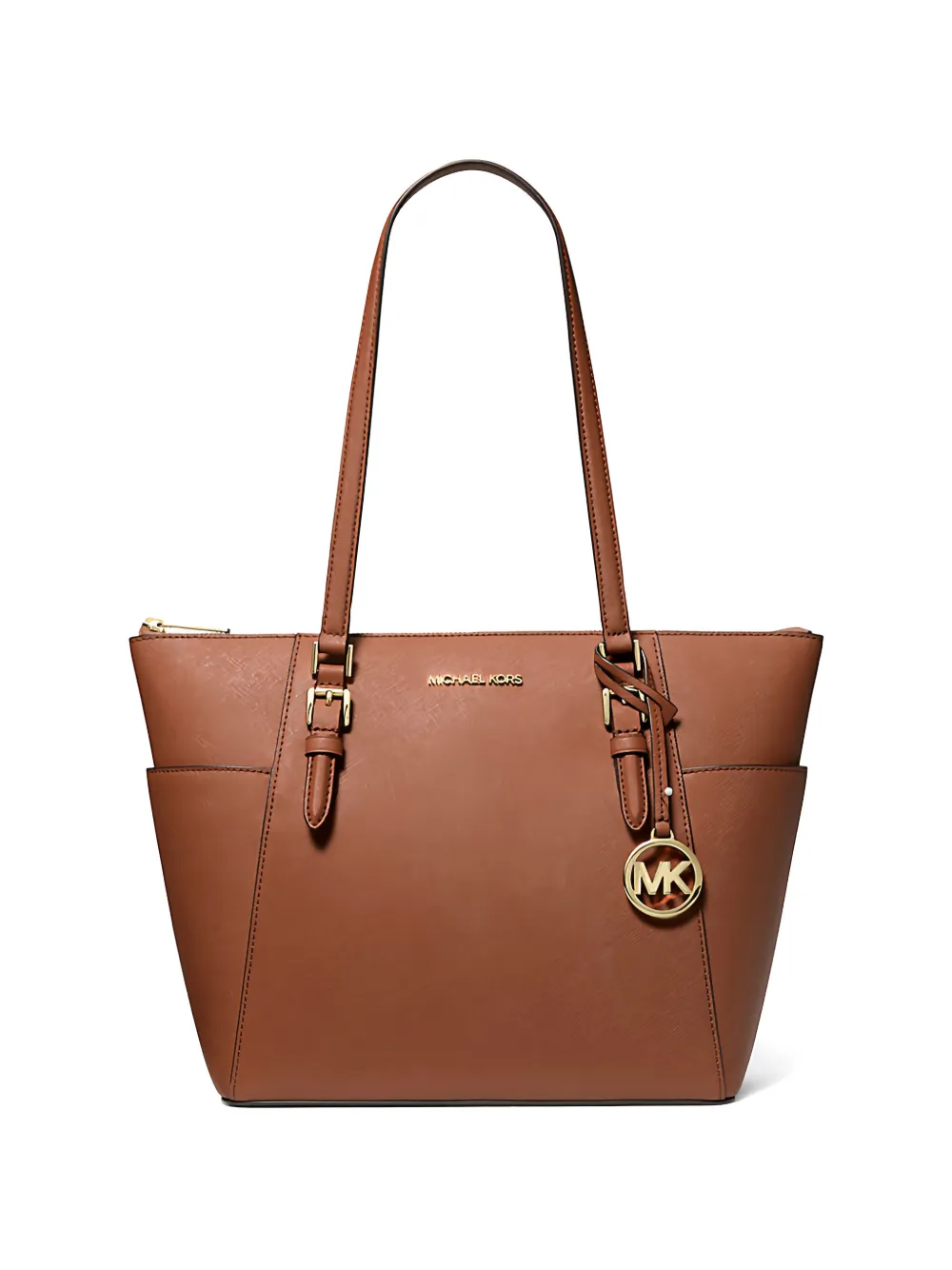 Michael Kors Charlotte zip-top tote bag - Marrone
