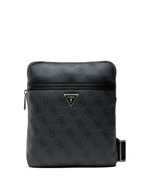 GUESS USA mini Milano logo-pattern messenger bag