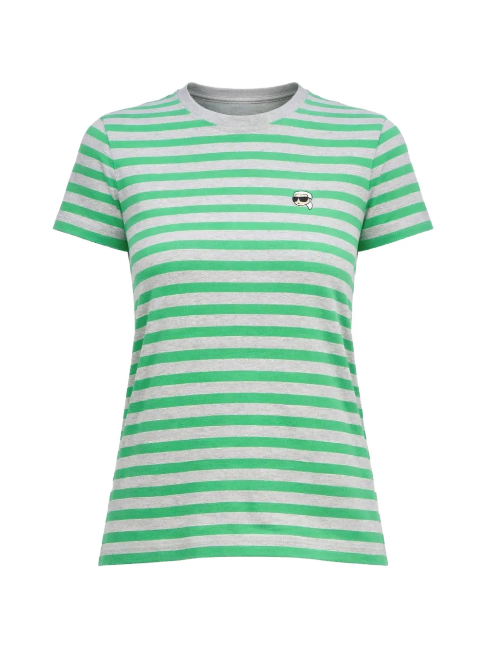 Karl Lagerfeld Ikon striped T-shirt - Verde
