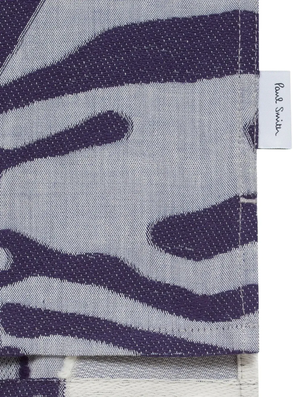 PS Paul Smith Overhemd met bloemenjacquard Blauw