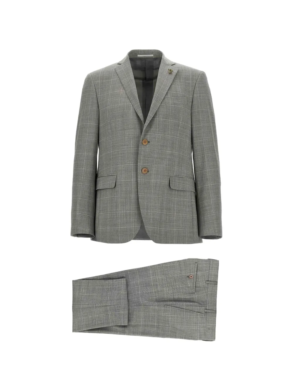 Pal Zileri check-pattern suit - Grigio