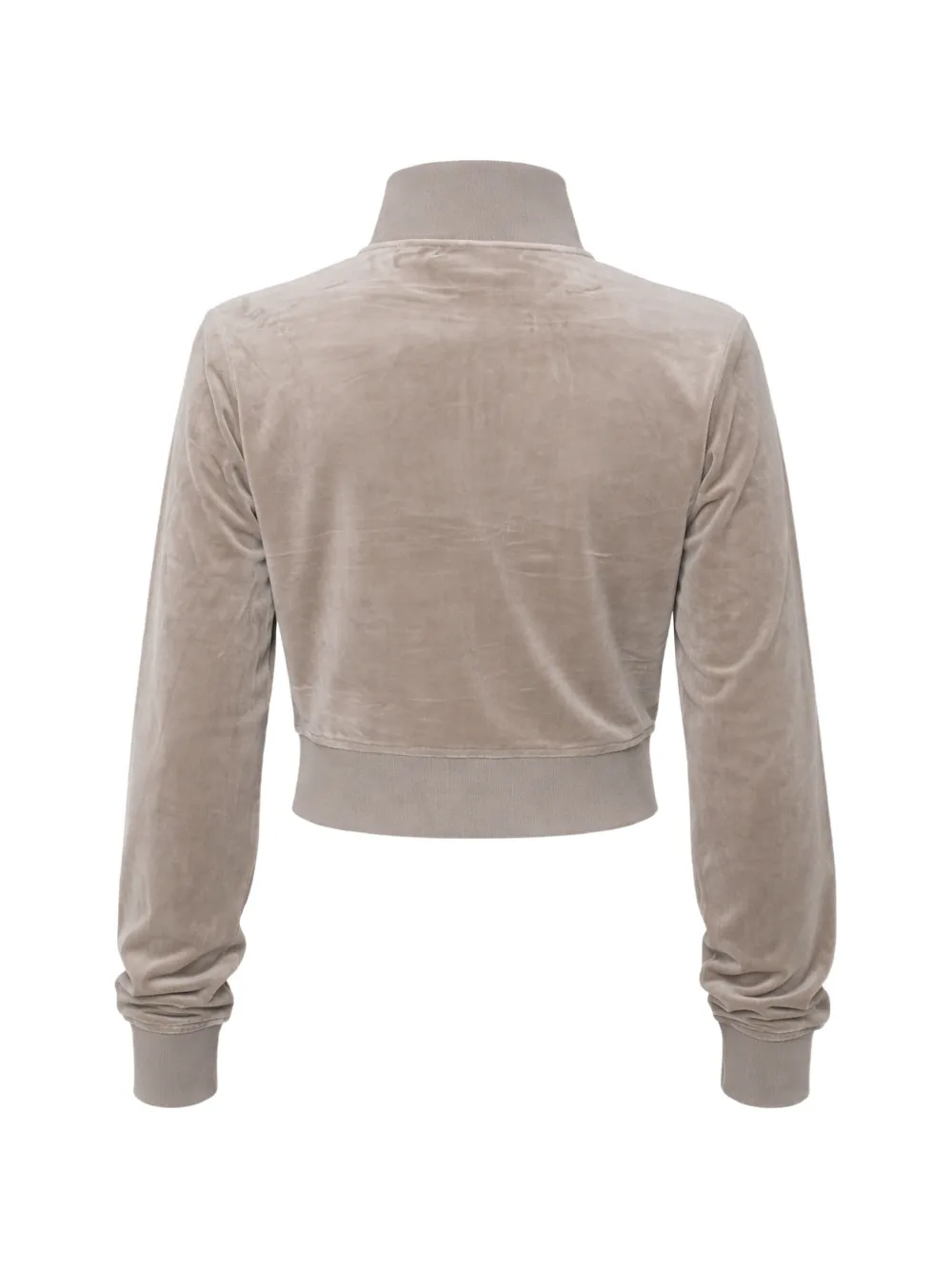GUESS USA Fluwelen jack met ritssluiting Beige