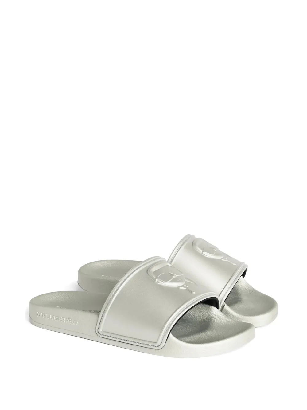 Karl Lagerfeld Kondo 2.0 slides Zilver