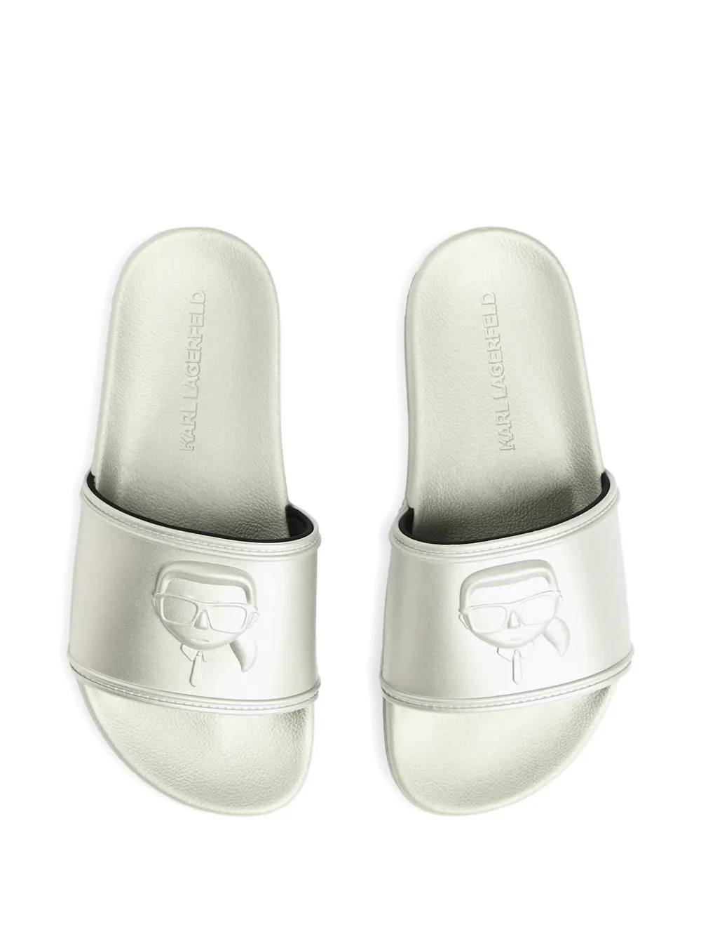 Karl Lagerfeld Kondo 2.0 slides Zilver