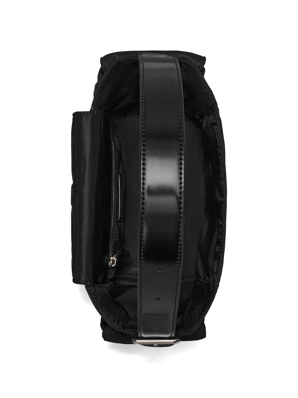 Tory Burch Schoudertas met logo-plakkaat en zak-detail Zwart