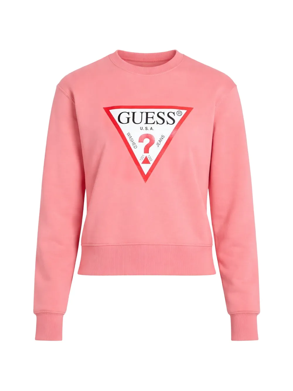 GUESS USA logo-print sweatshirt - Rosa