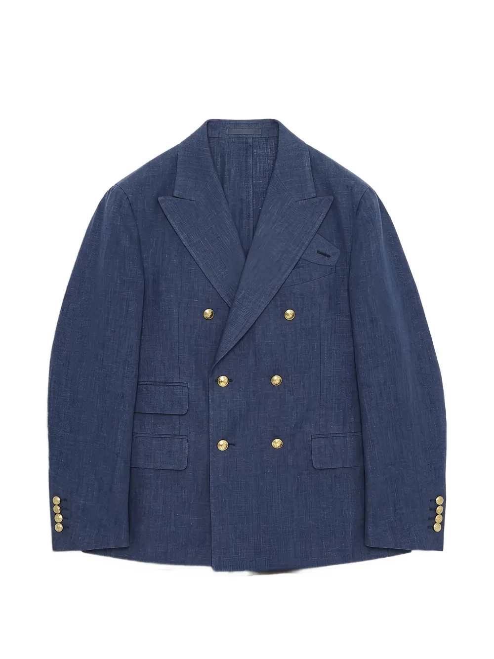 Fortela Travel double-breasted peak-lapel blazer - Blu
