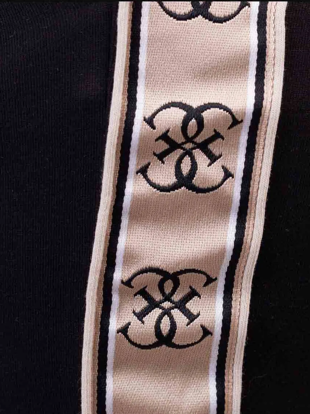 GUESS USA Trainingsbroek met logoband Zwart