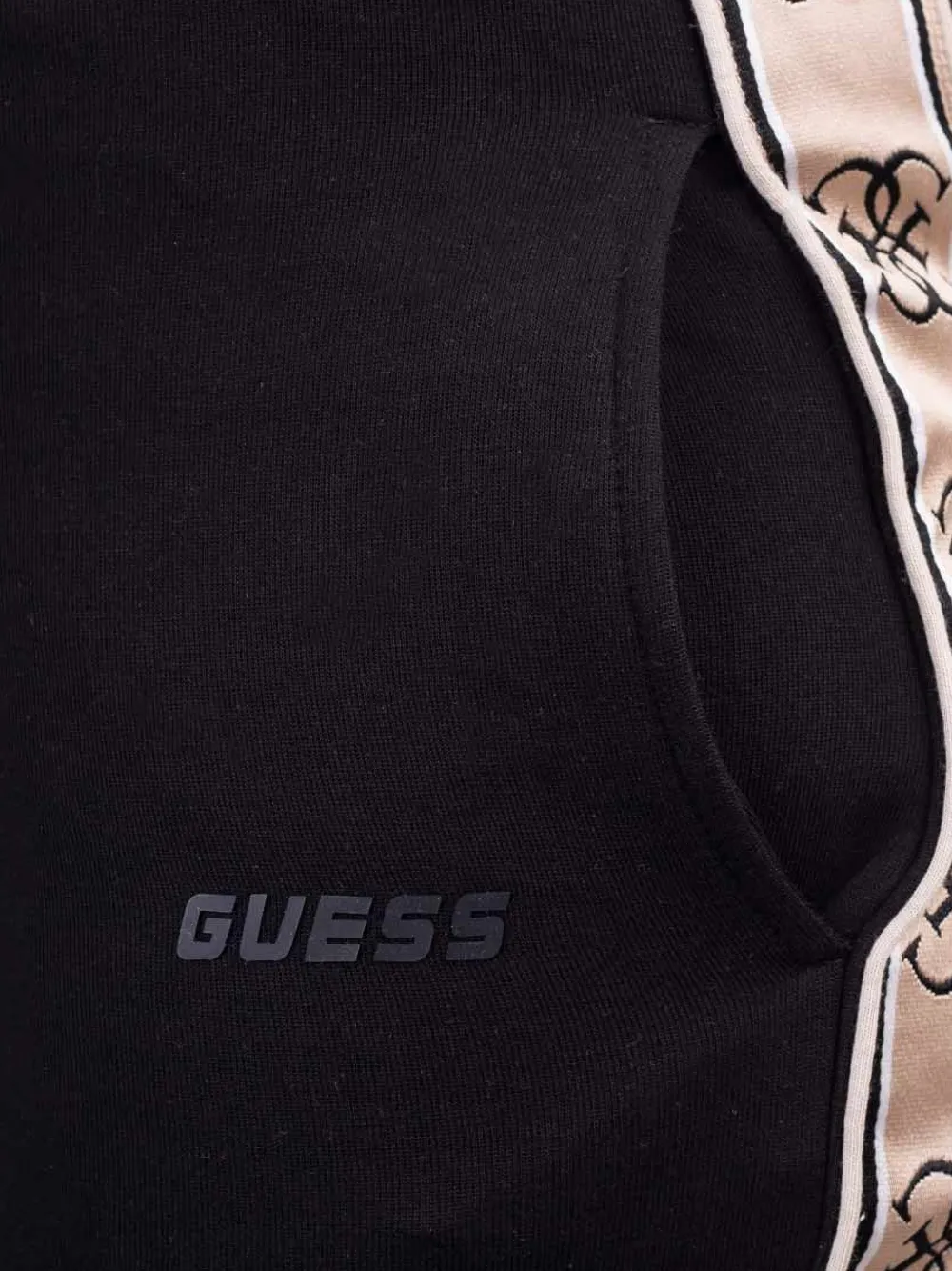 GUESS USA Trainingsbroek met logoband Zwart
