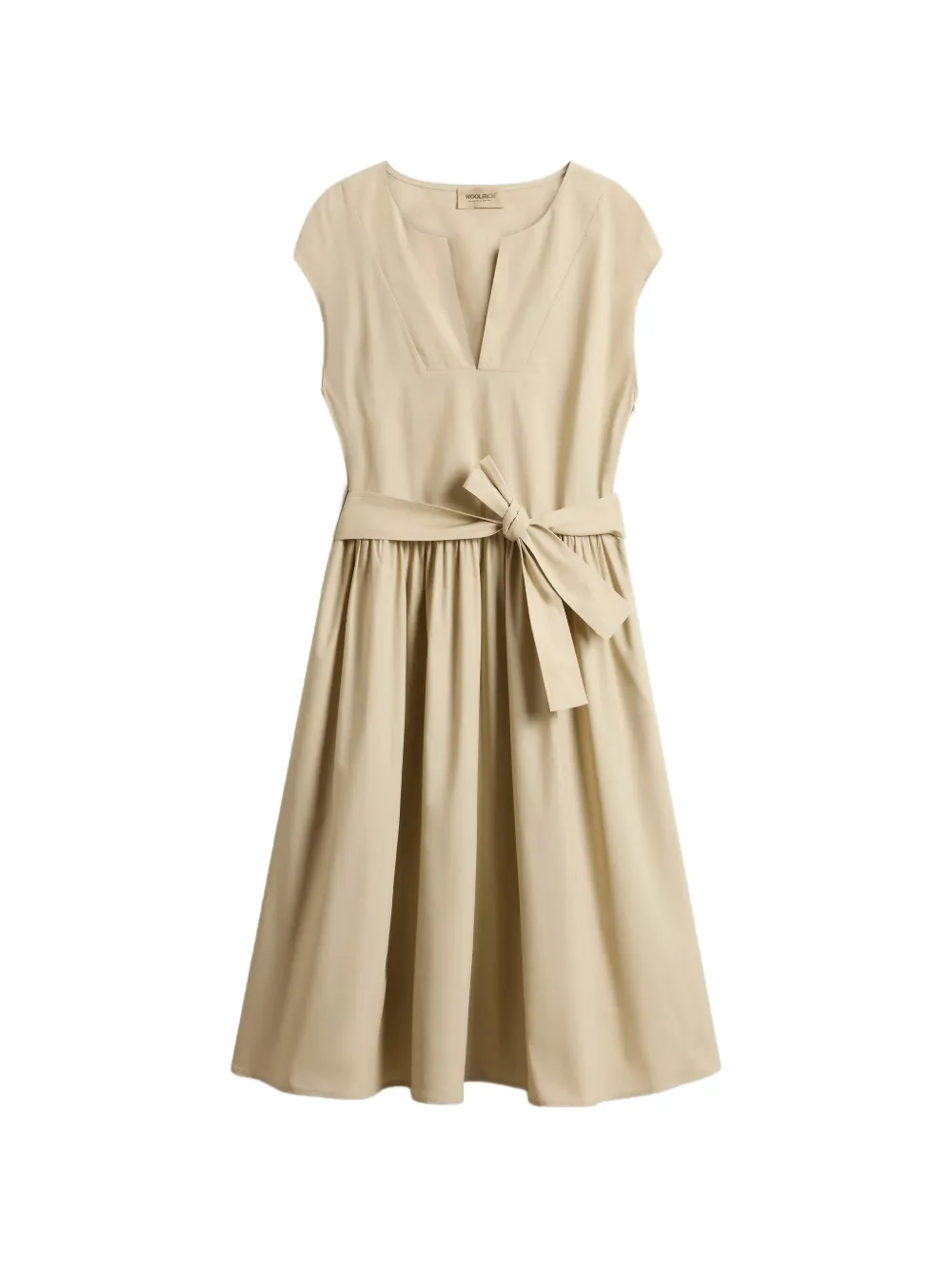 Woolrich cotton-poplin mini dress - Toni neutri