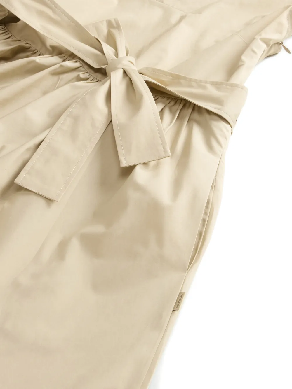 Woolrich Katoenen popeline mini-jurk Beige