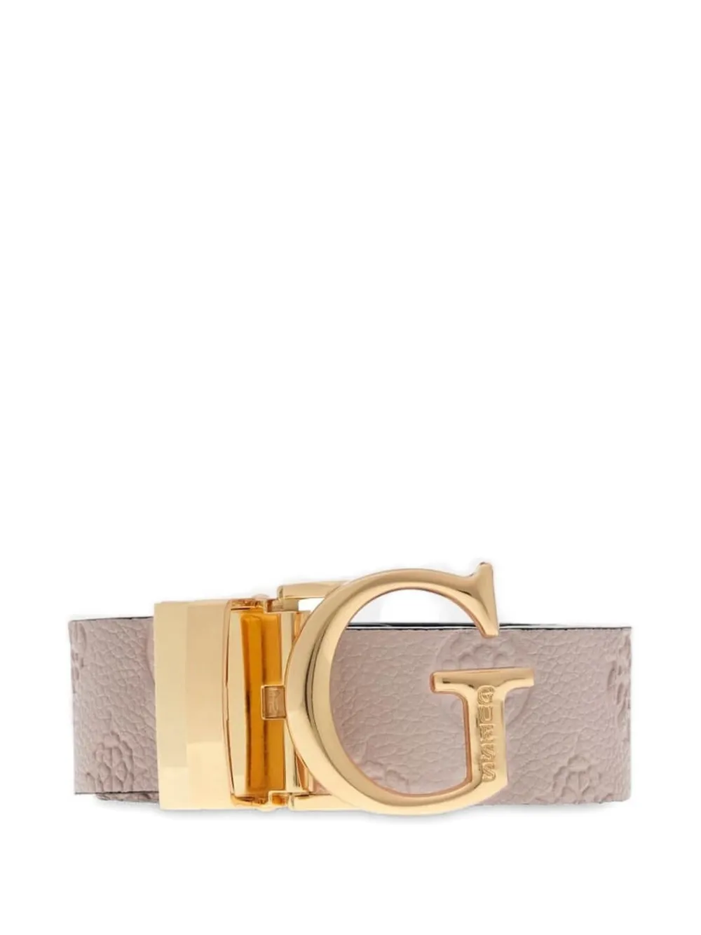 GUESS USA James 4G omkeerbare riem met logogesp Beige
