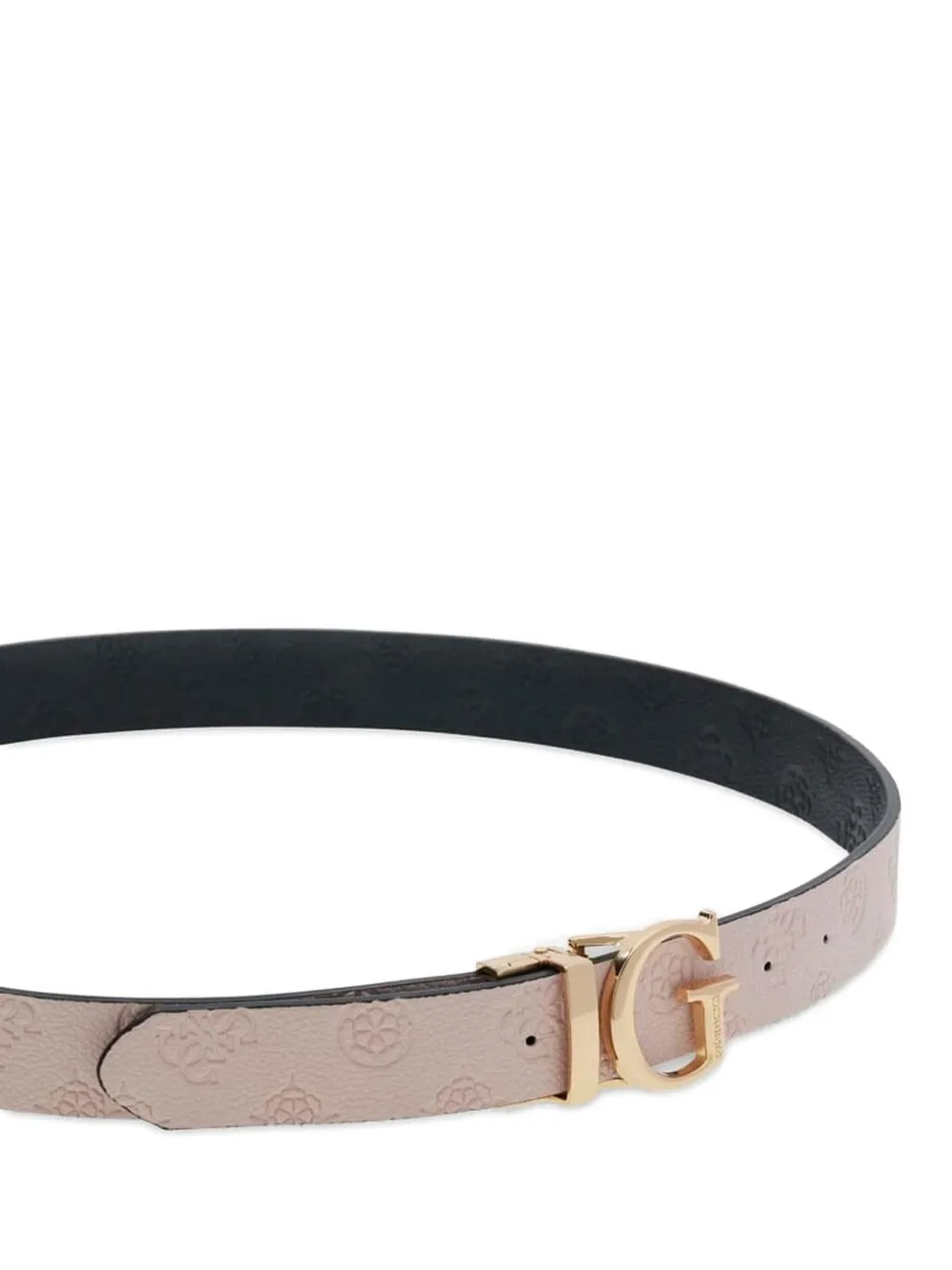 GUESS USA James 4G omkeerbare riem met logogesp Beige