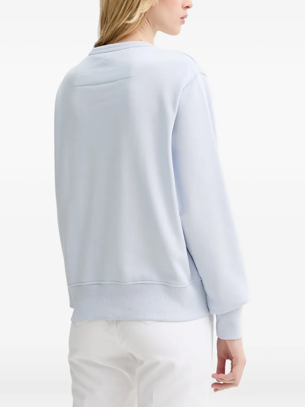 GUESS USA logo-print sweatshirt Blauw