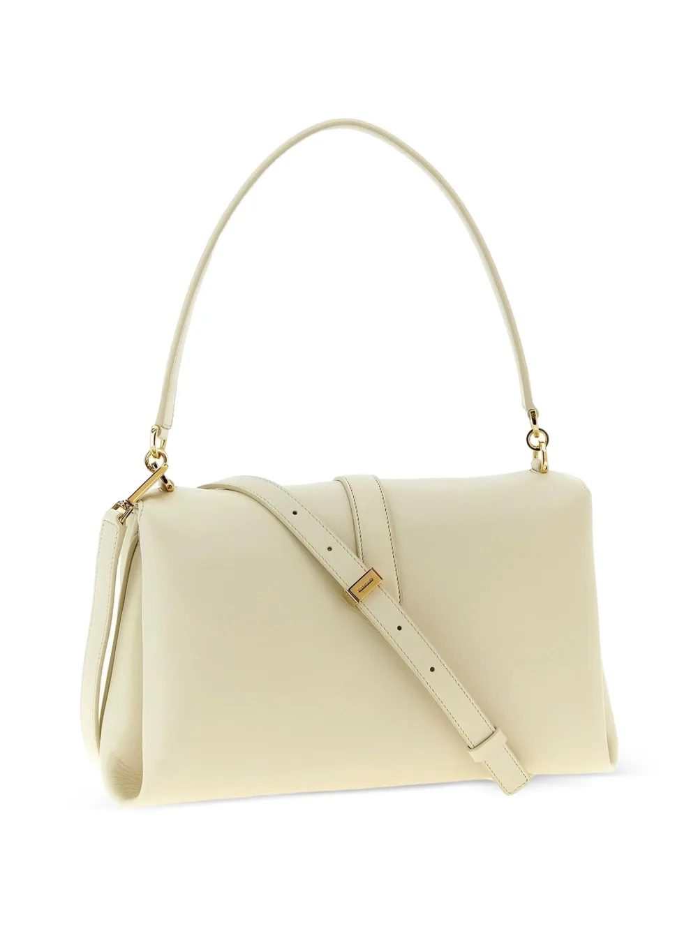 Ferragamo Gancini rugzak met gesp Beige