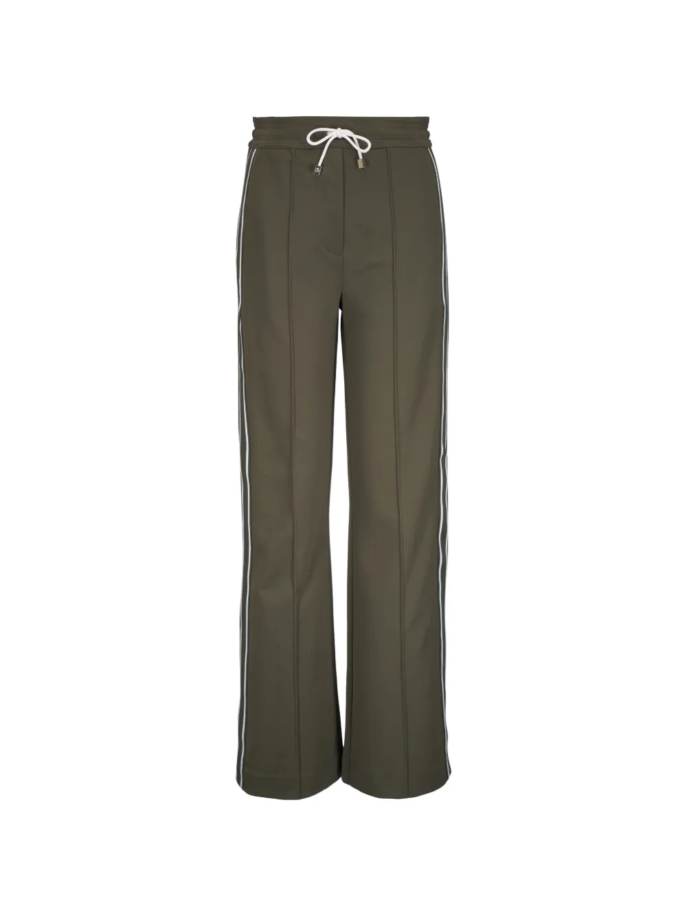 Dorothee Schumacher stripe-detail trousers - Verde