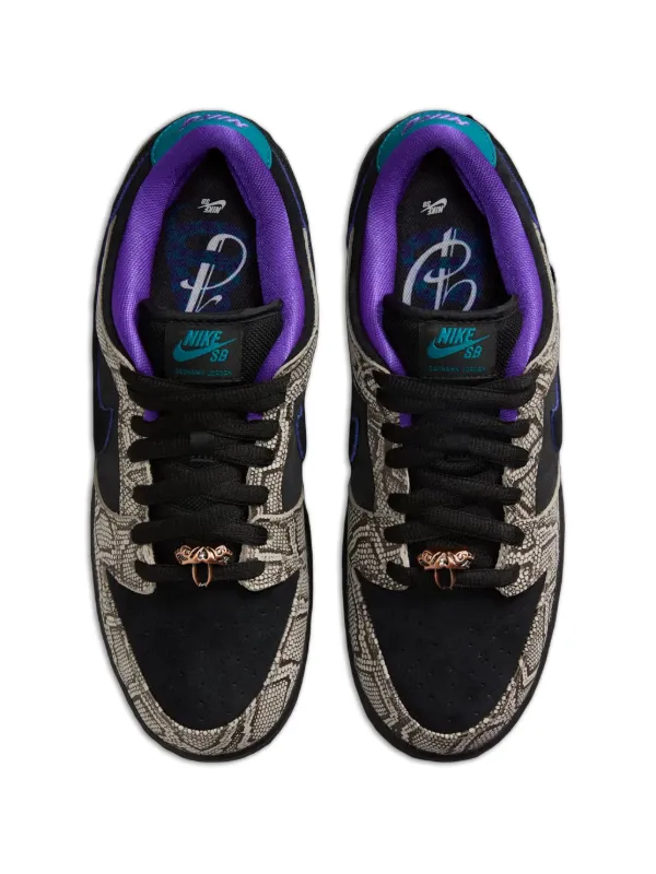 Nike x Dashawn Jordan SB Dunk Low snakeskin-pattern Sneakers