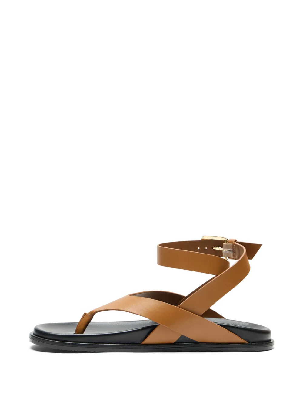 Stuart Weitzman Mary Kate sandalen met gekruiste bandjes Bruin
