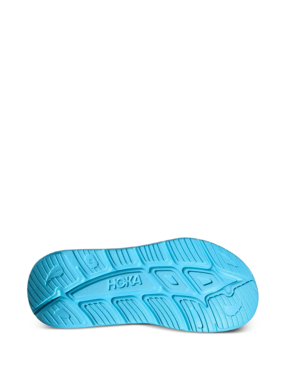 HOKA Ora Athletic logoprint slippers Blauw
