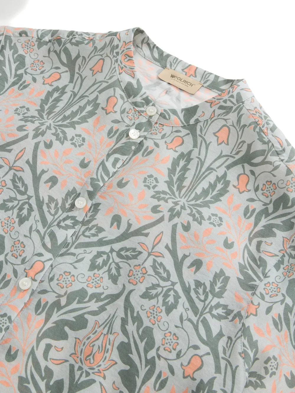  Woolrich Camicia A Fiori - Verde 