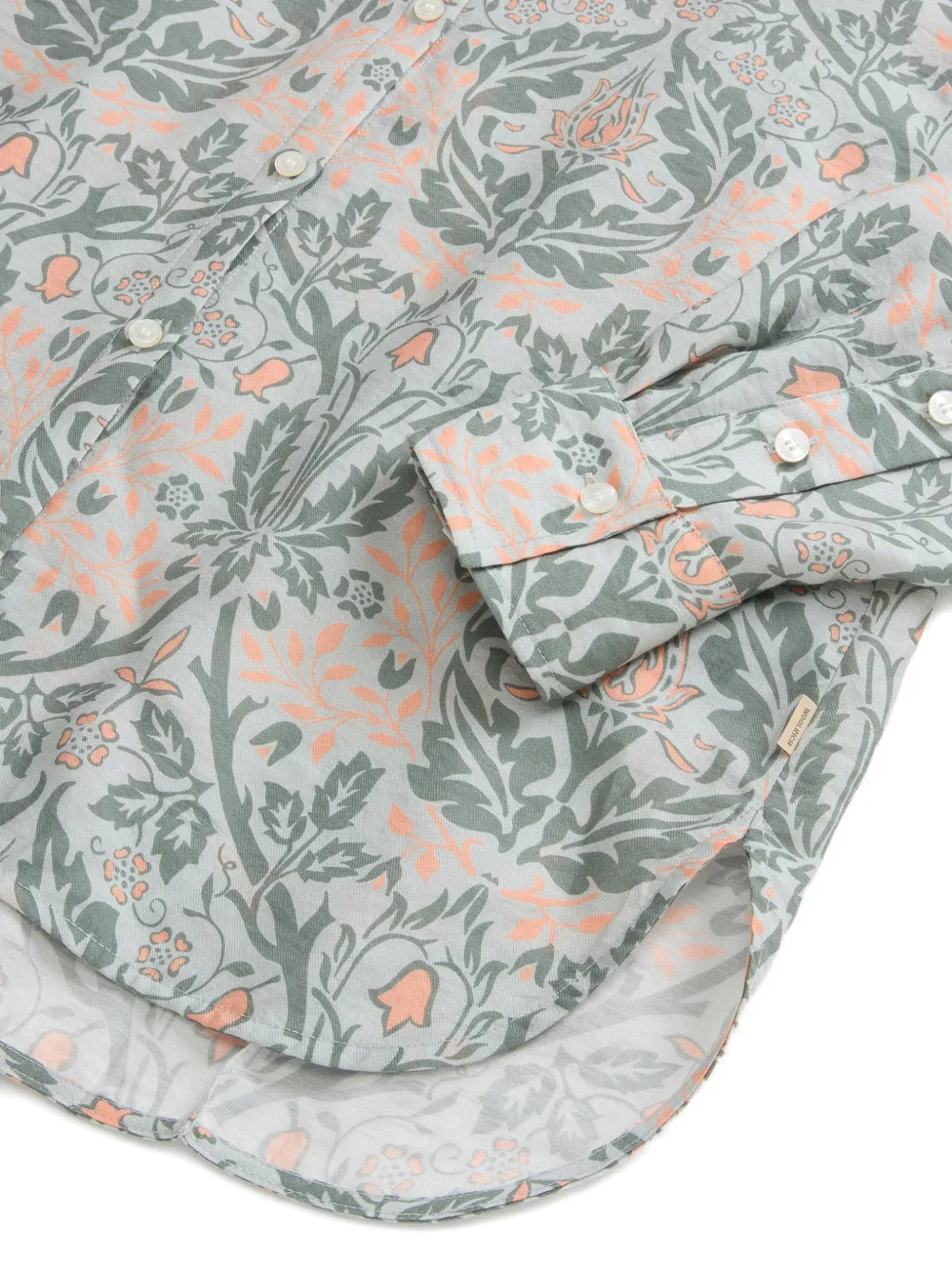  Woolrich Camicia A Fiori - Verde 