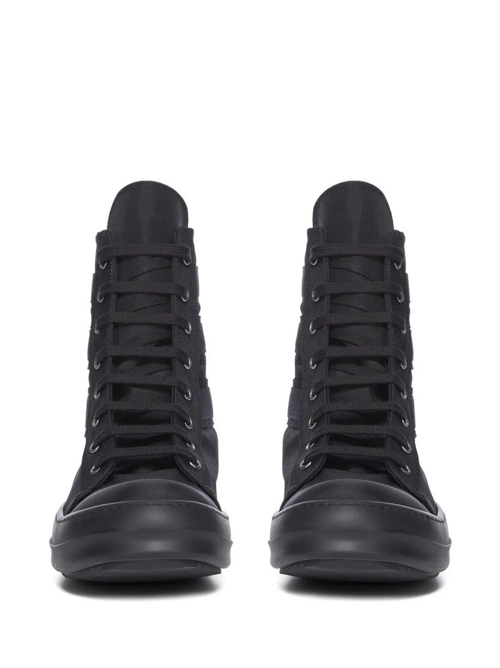 Rick Owens DRKSHDW Vegan Sneaks high-top panelled sneakers Zwart