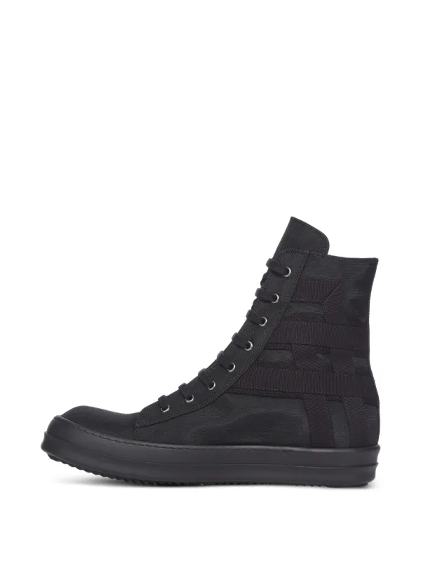 RickOwens DRKSHDWハイカットスニーカー43 Rick Owens DRKSHDW Vegan Sneaks ハイカット スニーカー | ブラック
