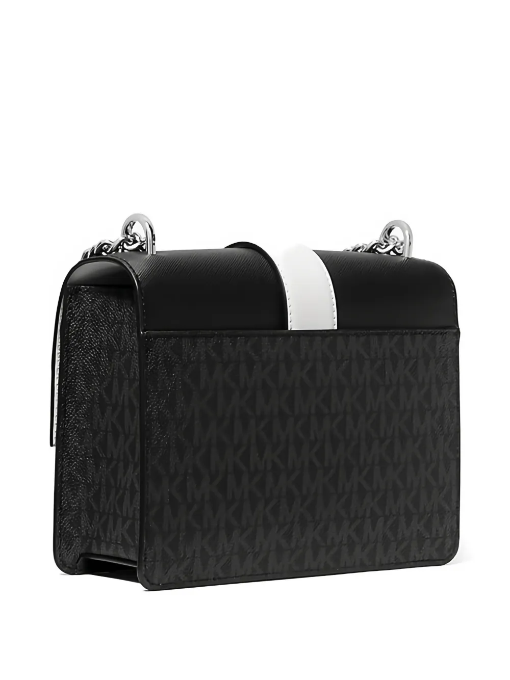  Michael Kors Sac Porté épaule Greenwich à Motif Monogrammé - Noir 