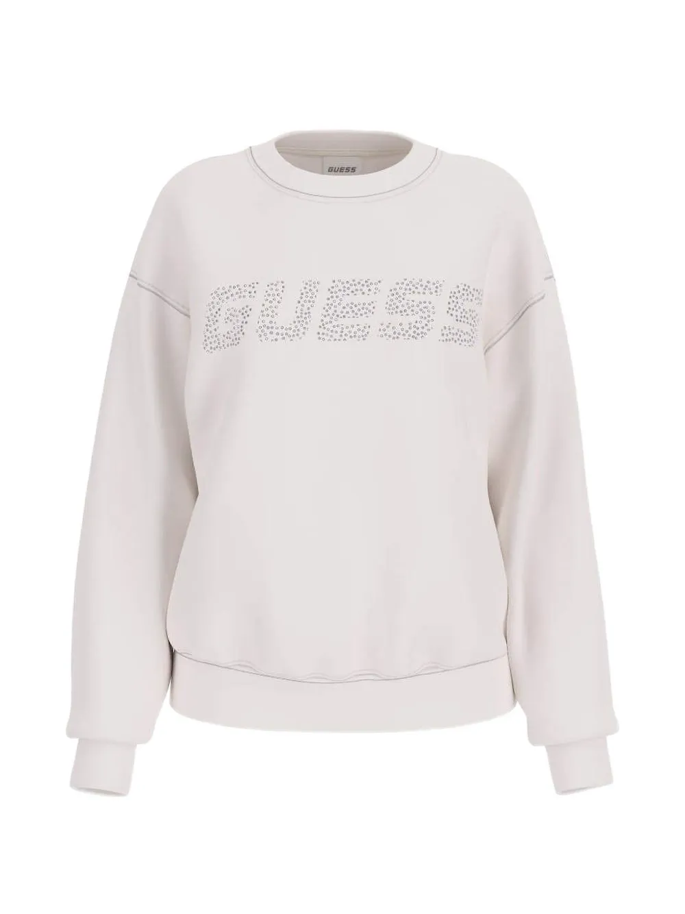 GUESS USA embellished-logo sweatshirt - Toni neutri