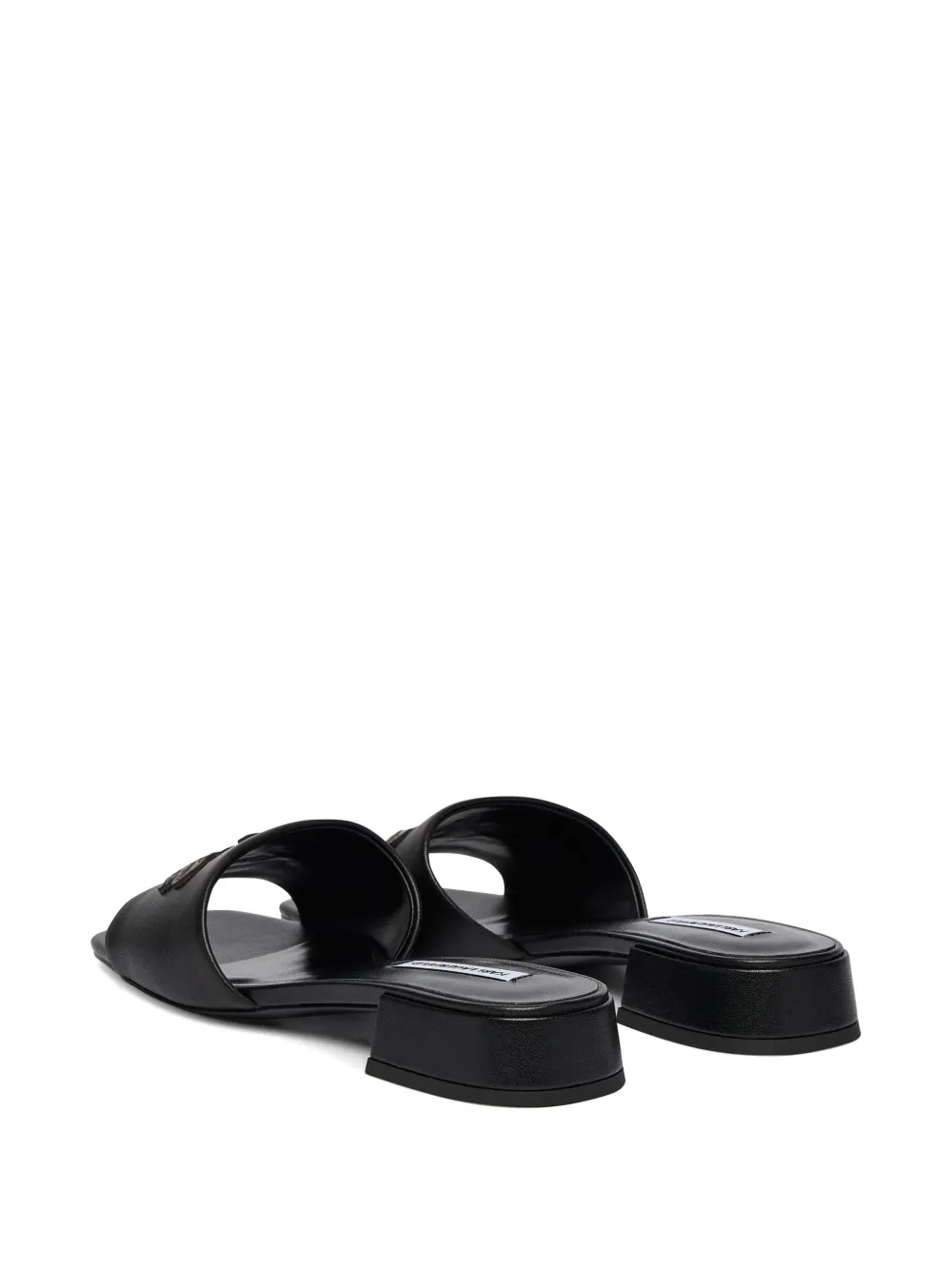 Karl Lagerfeld block-heel sandals Zwart