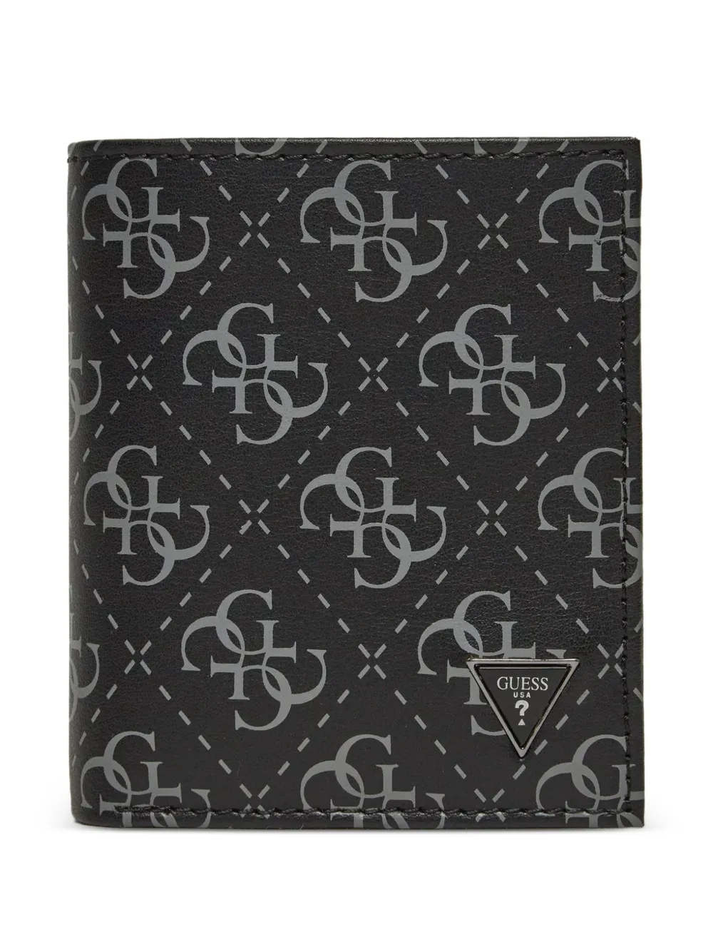GUESS USA Milano monogram-pattern wallet - Nero