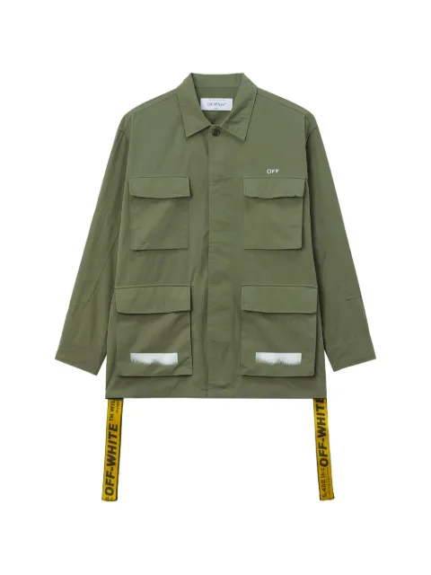 Off-White chaqueta estilo militar