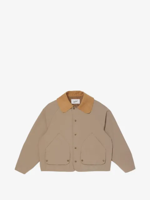 Woolrich velvet-collar cotton jacket