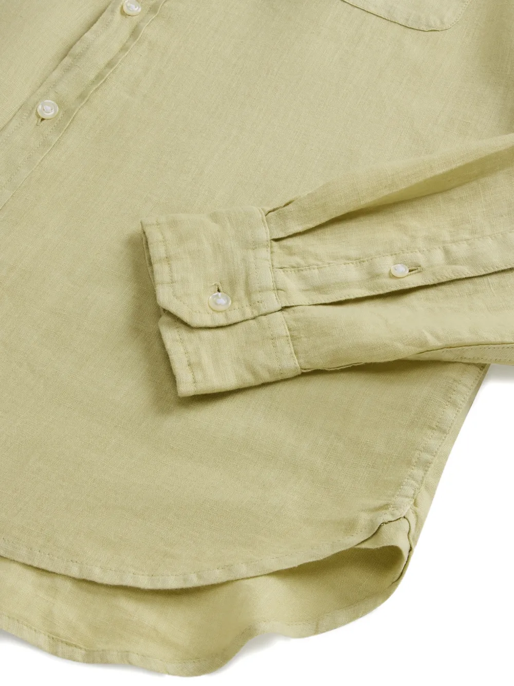  Woolrich Camisa Con Cuello Mao - Verde 