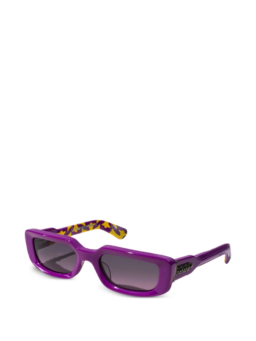 Chrome Hearts Zelda rectangle-frame sunglasses - Viola