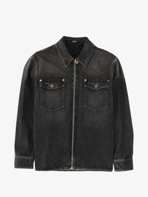 Versace zip-up denim jacket