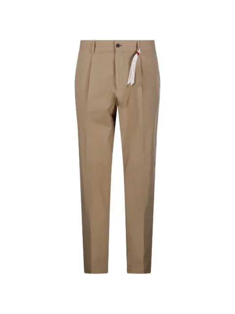 Santaniello pleated elasticated-waistband trousers
