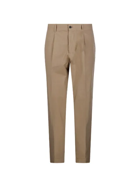 Santaniello pleated elasticated-waistband trousers