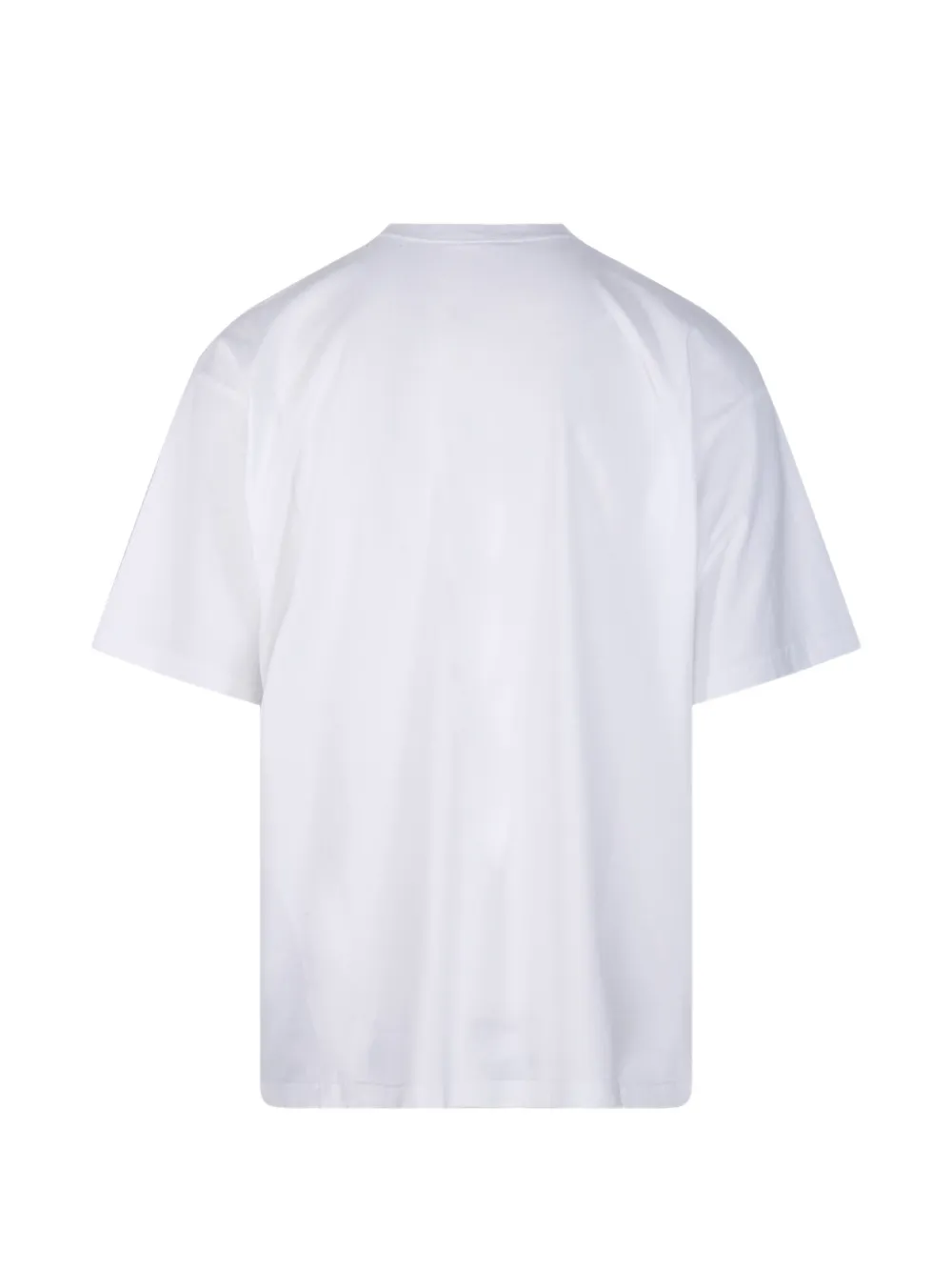 Balenciaga T-shirt met tape-effect en logo Wit