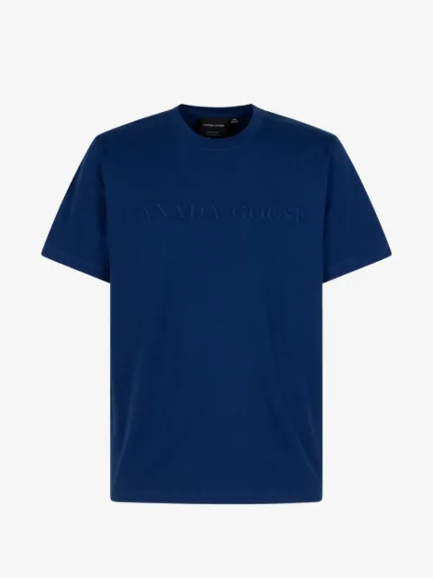 Canada Goose playera de algodón con logo bordado
