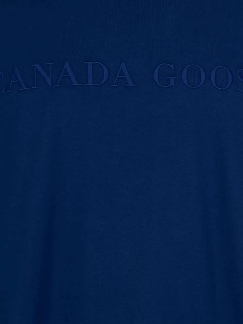 Canada Goose Katoenen T-shirt met geborduurd logo Blauw
