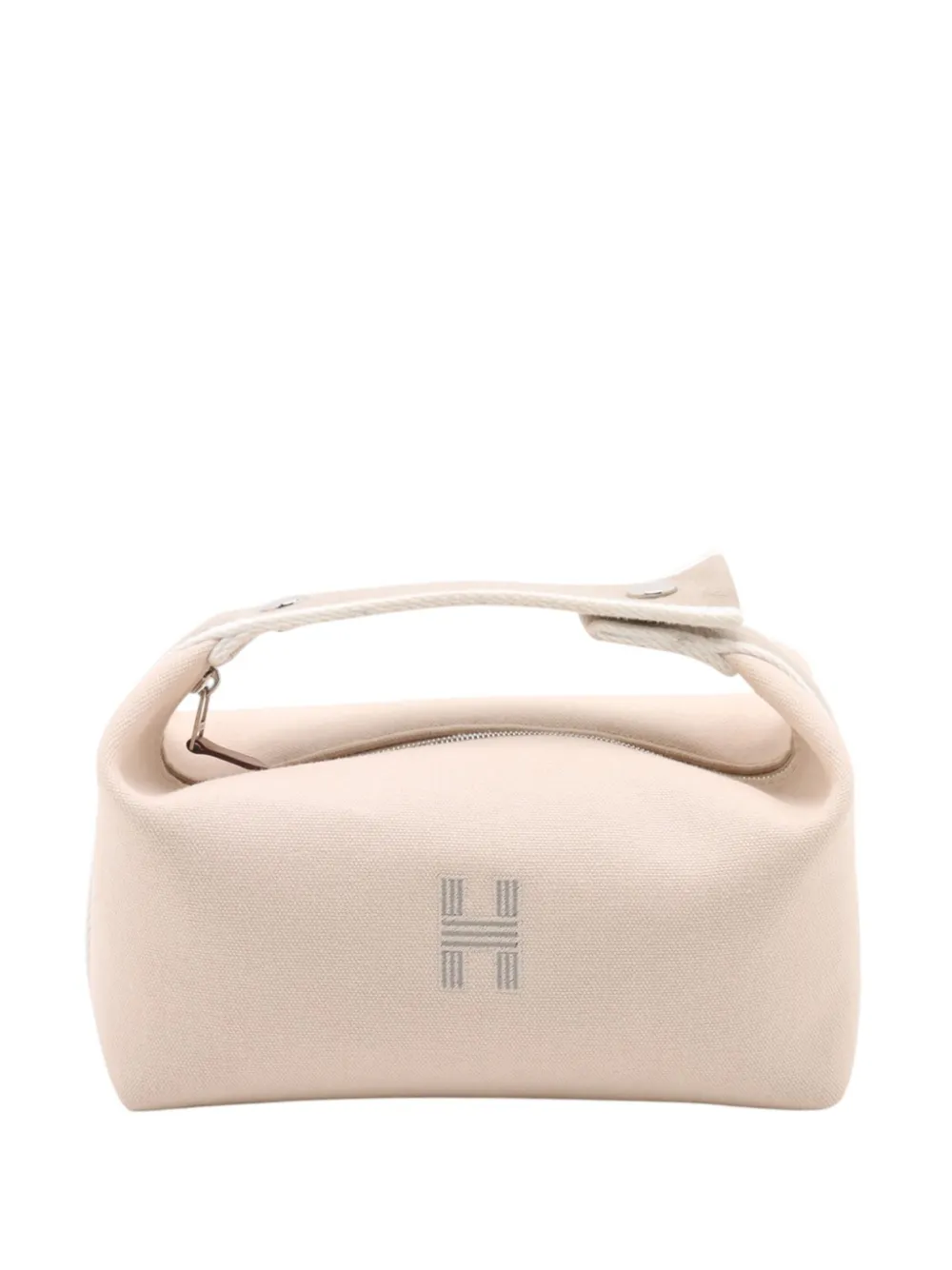 Hermès Pre-Owned 2020-2025 Small Toile Bride A Brac Case vanity bag - Braun