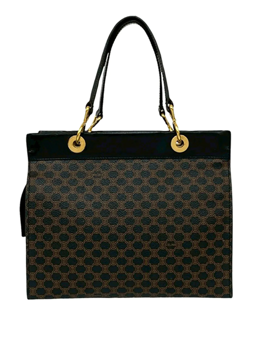 Celine Pre-Owned 1999 Macadam Coated Canvas tote bag - Nero