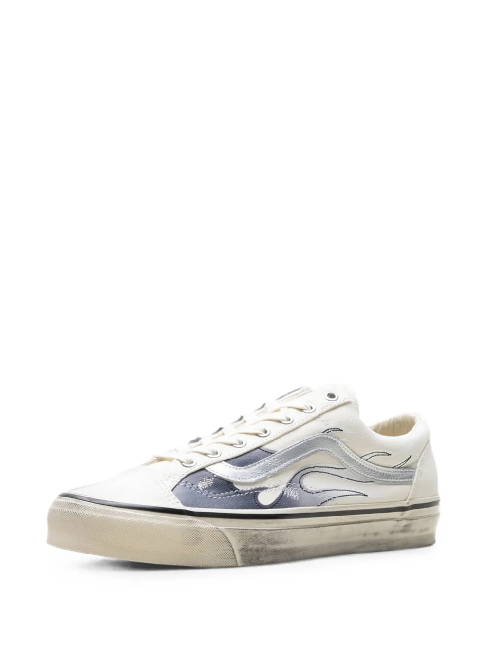 Vans Premium Old Skool 36 Flames lace-up sneakers Wit