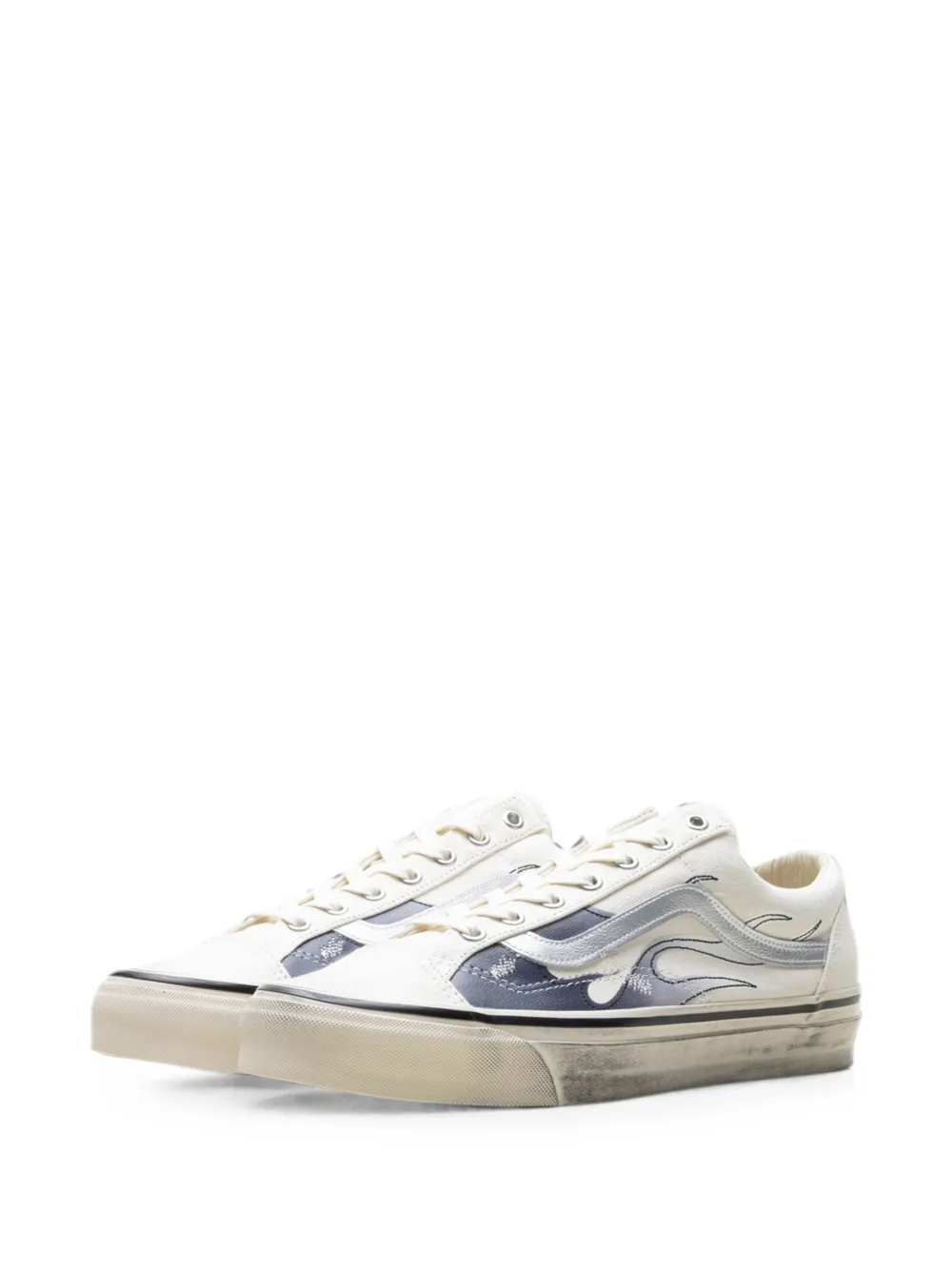 Vans Premium Old Skool 36 Flames lace-up sneakers Wit